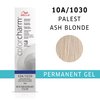 COLORCHARM Permanent Gel Hair Color for Gray Coverage, 10A Palest Ash Blonde, 2 oz