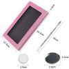 Kalolary 42PCS Professional Magnetic Palette Empty Makeup Palette Set with 1 Depotting Spatula 20 Adhesive Metal Stickers and 20 Empty Round Metal Tin Palette Pan for Eyeshadow Lipstick Blush