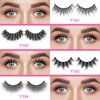 MAGEFY 24 Pairs Faux Mink Eyelashes, 4 Style Natural Fluffy False Eyelashes,Dramatic Reusable Fake Lashes Pack For Women