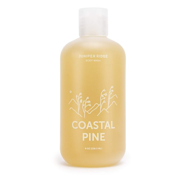 JUNIPER RIDGE Coastal Pine Body Wash - All-Purpose Liquid Castile Soap, Multi-Use Body Wash, Shampoo, Hand Wash, Face Wash, Clean, Vegan, Paraben Free, Preservative Free, 8 oz