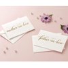 MAGJUCHE to My Father-in-Law, Mother-in-Law Wedding Day Cards Set from The Bride and Groom, Gold Foil Wedding Cards for in Laws