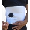 Alpha Medical Stoma Support Ostomy Hernia Belt for Colostomy Bag Abdominal Binder with Stoma Opening. L0625 (Medium Length ; 6" High)