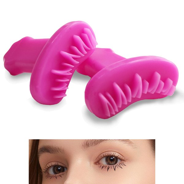 Lower Eyelashes Stamps Tool, Silicone Eyelashes Prints Stamp Reusable, Eye Makeup Tool, Easy Makeup Quick, Natural Look for Make Up Beginner