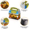 20 Pieces Construction Treat Boxes Birthday Party Supplies Construction Truck Party Favor Box Paper Candies Goody Boxes for Boys Girls Construction Theme Birthday Decoration 4.8 x 2.4 x 4.8 Inch