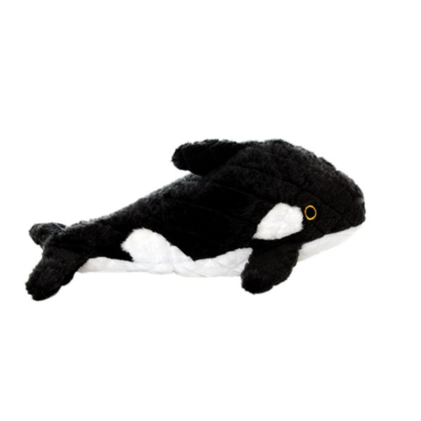 MIGHTY- Ocean Whale - Squeaker - Multiple Layers. Made Durable, Strong & Tough. Interactive Play Dog Toy (Tug, Toss & Fetch). Machine Washable & Floats