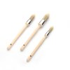 Trim Painting Tool, 3 Packs with 0.6Inch, 0.75Inch, 1Inch Small Paint Brushes for Walls, Touch Up, Edge Painting Tool, Round Paint Brush for House Wall Edges, Trim Paint Brushes
