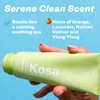 Kosas Chemistry Deodorant - Aluminium and Baking Soda Free + BO-Fighting AHA Serum that Exfoliates, Softens, and Nourishes the Skin, (Serene Clean)