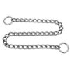SGODA Chain Dog Training Choke Collar, 304 Stainless Steel, Total Length 22 in, 3 mm