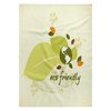 3dRose Eco-Friendly Leaf Earth Day Environmental Vector Design - Towels (twl-104520-2)