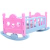 Toyvian Baby Doll Crib Baby Doll Bed Toy Baby Doll Bed Doll Furniture Plastic and Cloth Doll Crib Girls Pretend Play Doll Bed Toy Doll Crib Kids Toy Birthday Gift(Blue), 37X24CM