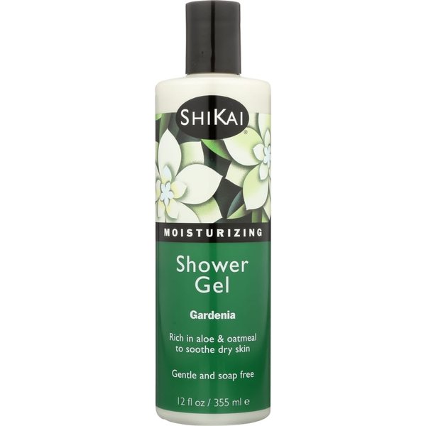 Shikai: All-Natural Moisturizing Shower Gel, White Gardenia 12 (3 pack) by ShiKai