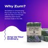 Zum Indigo Wild Goat's Milk Soap Bar - Bar Soap for Hands & Body Made with Essential Oils - 3 oz - Lavender-Mint (6 Pack)