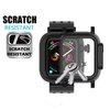 Realproof Waterproof Case for Apple Watch Series SE | SE2 | 6 | 5 | 4 44MM with 3PCS Premium Soft Silicone Band, Dropproof Shockproof Resistant Rugged Protective iWatch Case Bulit-in Screen Protector