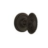 Nostalgic Warehouse 704807, Passage-2.375", Oil Rubbed Bronze Classic Rosette with Victorian Door Knob