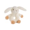Apricot Lamb Baby Bunny Rabbit Soft Rattle Toy, Plush Stuffed Animal for Newborn Soft Over 0 Months (Brown Bunny, 6 Inches)