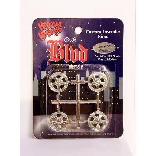 OG BLVD's Cragar-style Rims Wheels (for Hobby Model Kits) 1/24 1/25 scale