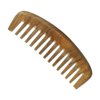 VOCOSTE Wooden Comb, Wide Tooth Wood Comb for Women, Sandalwood Wide Tooth Comb, Detangling Wood Comb, No Static Wooden Comb for Curly Wet Hair 6.34"x2.28"x0.47"