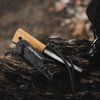überleben Zünden Fire Starter - The Pro - Traditional Ferro Rod with Handcrafted Wood Handle - 3/8" Thick Fire Steel with 15,000 Strikes - Survival Igniter with Neck Lanyard & Multi-Tool Striker