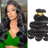 TTHAIR Body Wave Bundles Human Hair 20 22 24 Inch 3 Bundles 10A Grade 100% Unprocessed Brazilian Virgin Weave Bundles Human Hair Extensions Natural Black for Black Women
