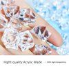 Lyrtrees 200 Pieces Clear Acrylic Ice Crystals, Decorative Gems, Reusable Acrylic Crushed ice Rocks for Home Décor