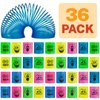Cocurb 36 Pcs Mini Spring Party Favors for Kids 4 to 8 Birthday,Stress Relief Bulk Fidget Toys,Goody Bag Stuffers Classroom Prizes, Spring Bulk Toys for Kids Prize Small Toys Presents 4 Bright Colors