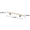 Franklin Brass Subtle Arch (10-Pack) Cabinet Handles 3" Satin Nickel Cabinet Pulls Handles for Cabinets and Drawers Cabinet Hardware Dresser Handles Drawer Pulls P35566K-SN-B
