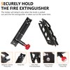 RERPRO Quick Release Fire Extinguisher Mount Brackets Holder for Jeep Wrangler UTV Polaris RZR Ranger Ford Bronco Truck Aluminum Adjustable Roll Bar Fire Extinguisher Mount Bottle Holder Kit