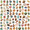 Konsait 96PCS Pirate Temporary Tattoos for Kids,Metallic Glitter Neverland Pirated Skull Cannon Powder Treasure Box Tattoo Sticker for Pirate Birthday Party Favors Supplies Boys Girls Party Bag Filler