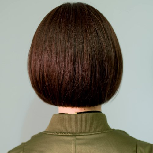 HSPJHTM Brown Bob Wigs,10" Short Bob Wigs,Short Bob Hair Wigs Straight with Thick Bangs Synthetic Colorful Cosplay Daily Party Wig for Women Natural (Free Wig Cap)