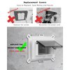Electrical Box Replacement Cover, DBHW-1 Extra Duty Replacement for All-Weather Use, Type 3r Enclosure Cover for Wet Locations Can be adapted to DBHS1W/DBHR1W/DBHM1W/DBHR141W Improve Electricity (2)