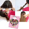 Aakihi 780PCS Color Clear Elastic Hair Bands Clips Mini Hair Claw Clips Rubber Bands Hair Ties Kit with Box for Girls Teens Children…