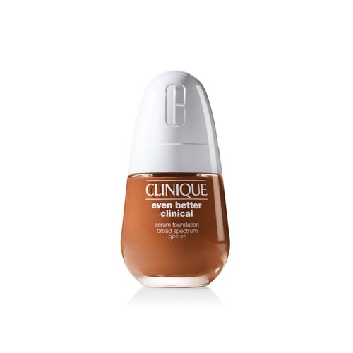 Clinique Even Better Clinical Serum Full Coverage Hydrating Foundation Broad Spectrum SPF 25 With Vitamin C, Salicylic Acid + Hyaluronic Acid For Oily Skin Types, Mocha, 1 Fl Oz