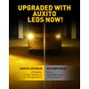 AUXITO 3157 LED Bulb Turn Signal Amber Yellow Super Bright, 3056 3156 4057 4157 LED Light for Blinker Turn Signal Lights, Brake Tail Lights, Side Marker Light, Parking Light, Pack of 2