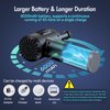 Maxisola Electric Compressed Air Duster, 3-Gear Dust Blower for Computers Cordless PC Dusters Keyboard Electronics Cleaning Kit - 50000RPM 6000mAh Rechargeable with LED Light Display