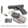 Tulster IWB Profile Holster in Right Hand fits: Sig P238 Holster | Inside The Waistband Appendix Concealed Carry Kydex Holster
