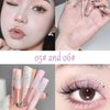 Bekoeen Korean Glitter Eyeshadow Eyeliner,Bling Long Lasting liquid Eye Shadow,Waterproof korean Eye MakeUp,Pigmented Glitter for Eye Make Up Set (8PCS)
