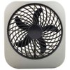 O2COOL Treva 5 Inch Battery Powered Fan Portable Desk Fan 2 Cooling Speeds with Compact Folding & Tilt Design Small Fan Cubicle Accessories Mini Fan Portable (Grey)