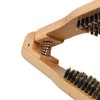 Double Sided Wood Clamp Hair Brush for Easy Straightening, Smoothing and Preventing Hair Damage, 22cm Length, ()