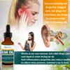 Organic Ear Oil for Ear Infections - Natural Eardrops for Infection Prevention, Swimmer's Ear & Wax Removal - Kids, Adults, Baby, Dog Earache Remedy - with Mullein, Garlic, Calendula, Made in USA