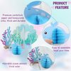 Distaratie 8 Pcs Under The Sea Party Decorations Sea Animal Honeycomb Centerpiece Mermaid Birthday Party Supplies for Beach Baby Shower Wedding Pool Party