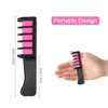 MSDADA Hair Chalk for Girls Kids-New Hair Chalk Comb Temporary Bright Washable Hair Color Dye-4 5 6 7 8 9 10 Year Old Girl Gifts Toys for Christmas,Halloween Cosplay Birthday-5 Pcs Pink+5 Pcs Purple