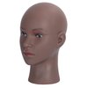 simnient Bald Mannequin Head for Wigs Making Styling Makeup Training Head Wig Head Professional Cosmetology Display Hat Helmet Glasses Display Head Model with Free Clamp Stand