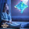 ROHSCE 3D String Art Kit for Kids, DIY Light Up String Art Lantern Kit Heart Arts and Crafts for Girls, Christmas Brithday Present for Girls 8-10, Gifts for Girls and Boys, Toys for 7 Year+ Old Girls