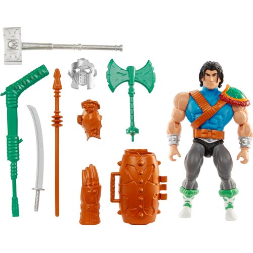 Masters of the Universe Mattel Origins Turtles of Grayskull Action Figure & Accessories, Casey Jones Collectible Toy with 16 Joints, TMNT & Motu Crossover