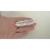 Generic Shiny gold or silver metal leaf alligator hair clip for fine thin hair (Primary color: Gold)