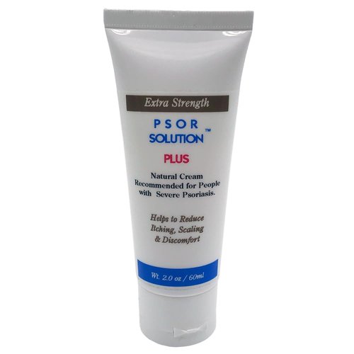 OVANTE Psor Solition Plus Ointment for Itchy Psoriasis Prone Skin, Extra Strength Night Cream Improves Dry, Scaling, Flaking, Cracking, Red Skin with Natural Ingredients and No Coal Tar 2.0 oz