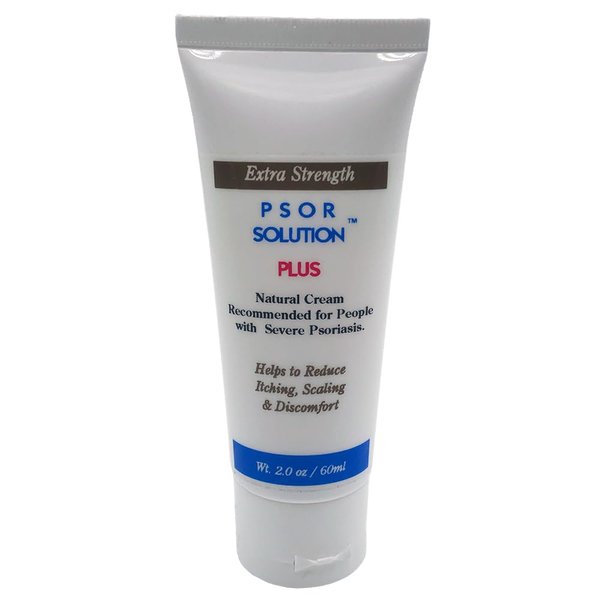 OVANTE Psor Solition Plus Ointment for Itchy Psoriasis Prone Skin, Extra Strength Night Cream Improves Dry, Scaling, Flaking, Cracking, Red Skin with Natural Ingredients and No Coal Tar 2.0 oz