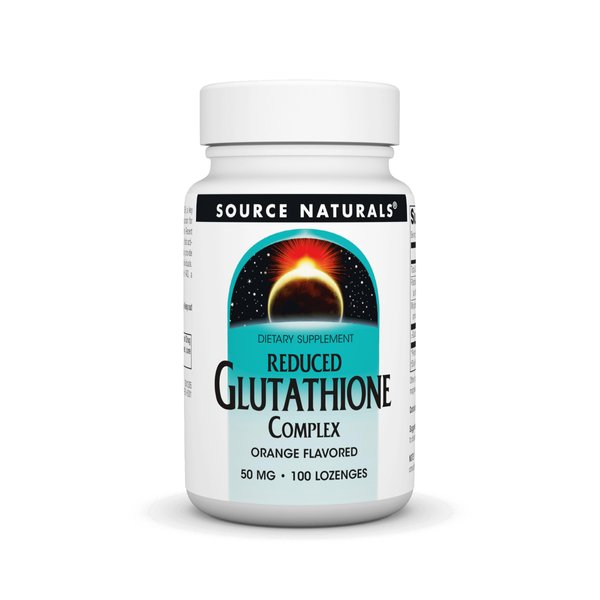 Source Naturals Reduced Glutathione Complex 50 mg Orange Flavored - 100 Lozenges