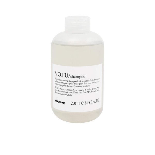 Davines VOLU Shampoo | Volume Shampoo for Fine, Thin Hair Types | Gentle Everyday Volumizing | 8.45 fl oz (Pack of 1)