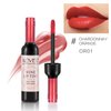 ALIVER 6 Colors Wine Liquid Lipstick, Lady Long Lasting Make Up Gloss Matte Lip Tint Wine Bottle Cover, Matte Lip Gloss (6pcs lipgloss)